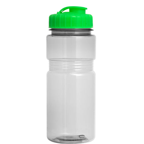 20 Oz. Translucent Recreation Bottle w/ Flip Top Lid