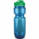 22 Oz. Translucent Bike Bottle w/ Flip Top Lid