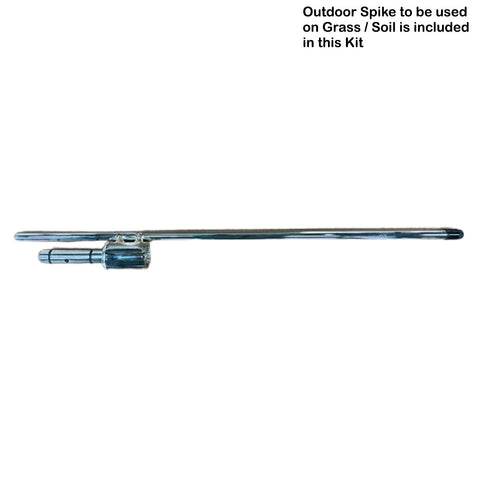 9' Small Tear Drop Flag Kit, Full Color Graphics One Side, Outdoor Use Spike base and Bag Included