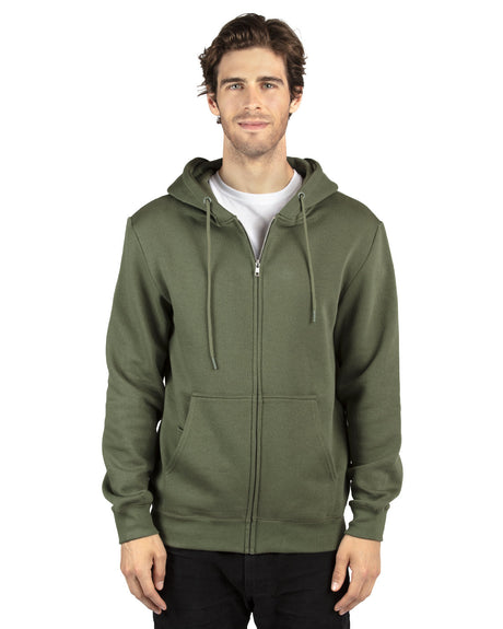 THREADFAST Unisex Ultimate Fleece Full-Zip Hooded Sweatshirt