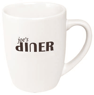 Cottager 12oz matte white mug