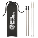 2-pack Stainless Steel Straw Kit