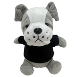 6" Mini Me Gray Brooklyn Bulldog w/T-Shirt