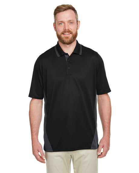 Harriton Men's Tall Flash Snag Protection Plus IL Colorblock Polo