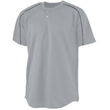 Youth Wicking Two-Button Baseball Jersey