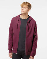 Independent Trading Co. Midweight Full-Zip Hooded Sweatshirt