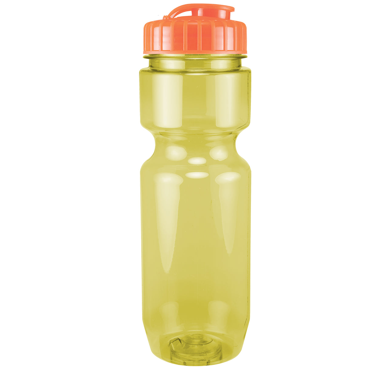 22 Oz. Translucent Bike Bottle w/ Flip Top Lid