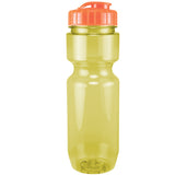 22 Oz. Translucent Bike Bottle w/ Flip Top Lid
