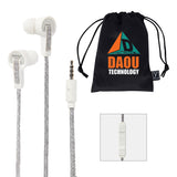 Krypton Wired Earbuds With Pouch