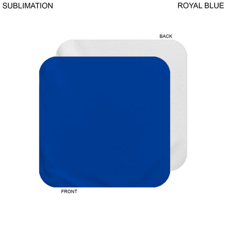 Colored Plush and Soft Velour Terry Cotton Blend Face Cloth, 12x12, Sublimated Edge to Edge