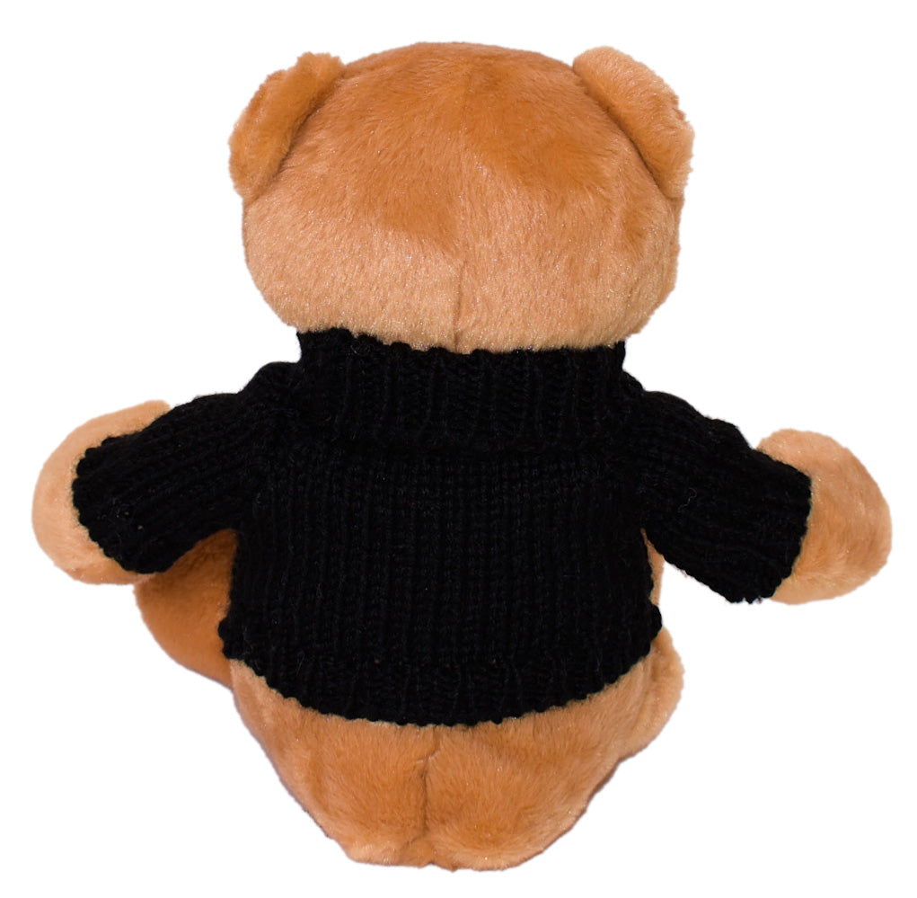 11" Sammy Bear w/Hand Knit Embroidered Sweater