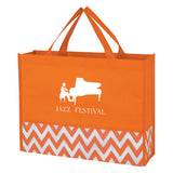 Zigzag Non-woven Tote Bag