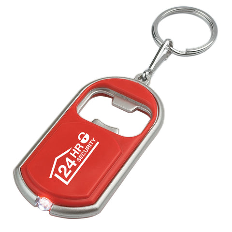 Bottle Opener Key Chain With Led Light