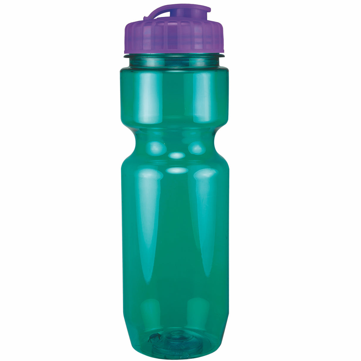 22 Oz. Translucent Bike Bottle w/ Flip Top Lid
