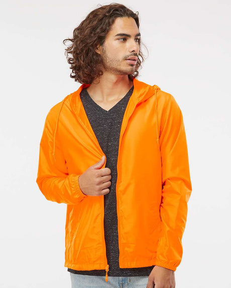 Independent Trading Co. Unisex Lightweight Windbreaker Full-Zip Jacket