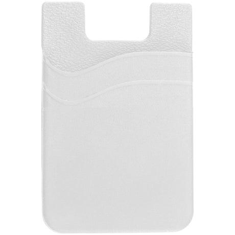 Dual Packet Silicone Cell Phone Sleeve with Adhesive Backing