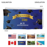 Stock Design Sublimated, Absorbent Microfiber Dri-Lite Terry Beach, Shower Towel, 30x60