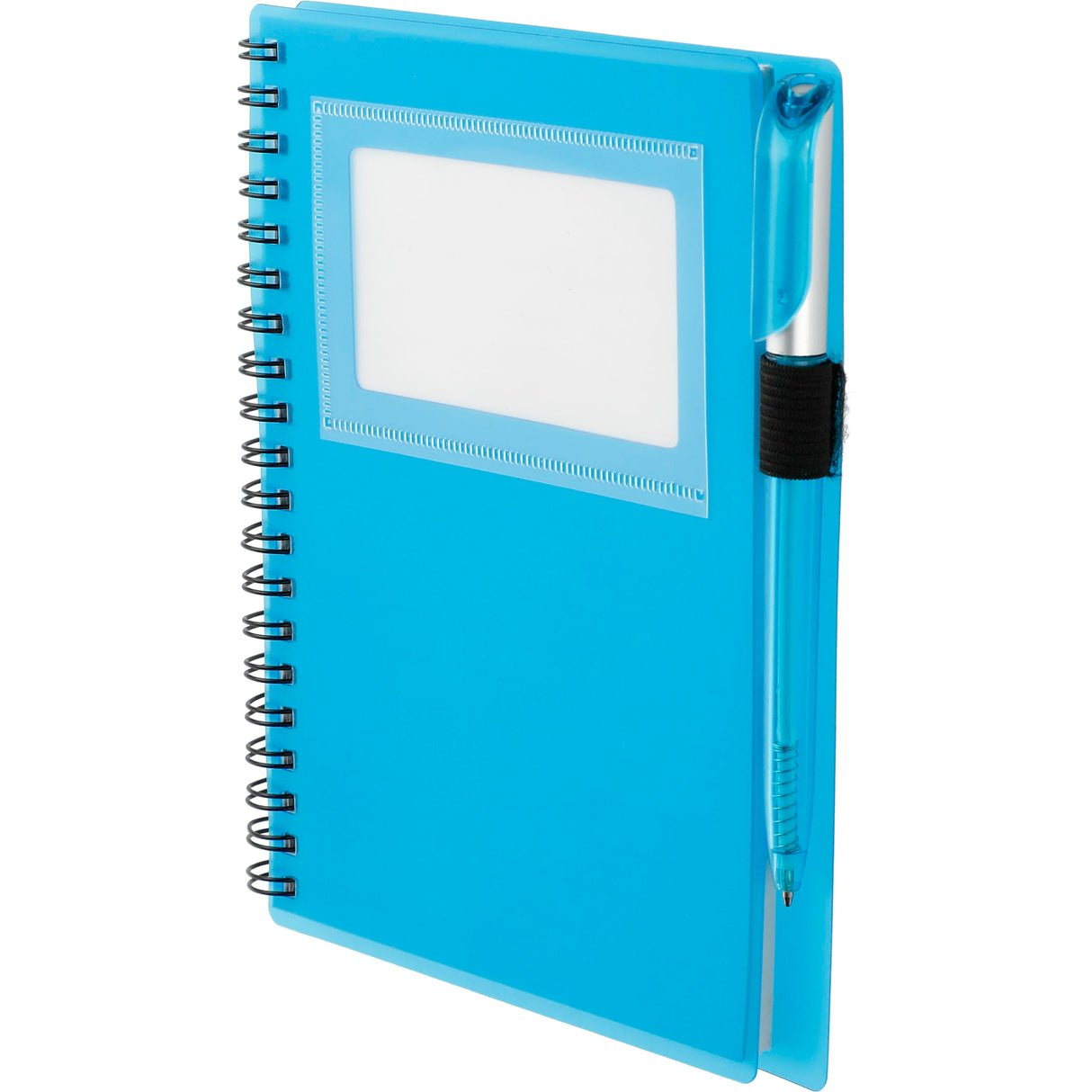 5.5" x 7" FSC Mix Star Spiral Notebook with Pen