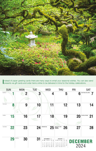 Galleria Wall Calendar 2025 Go Green Calendar