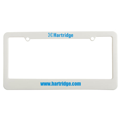 License Plate Frame w/ 2 Holes & Straight Bottom