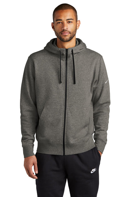 Nike Club Fleece Sleeve Swoosh Full-Zip Hoodie