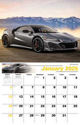 Galleria Wall Calendar 2025 Exotic Cars Eng.