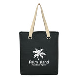 Vibrant Cotton Canvas Tote Bag