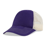 Bio-Washed Cotton Twill Front Cap w/Soft Mesh Sides & Back