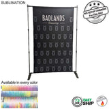 72hr Fast Ship - 5' Exhibitor Expanding Display Kit, Media Wall, Backdrop, with Full Color Graphics