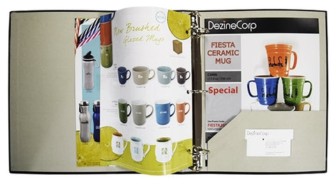 Ribbed Paperboard 'D' Ring Binder - undecorated