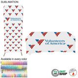 72 Hr Fast Ship - Tradeshow Booth Package Sleek, 2' EuroFit Display and 6' Sublimated Tablecloth