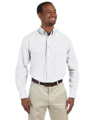 Harriton Men's 3.1 oz. Essential Poplin