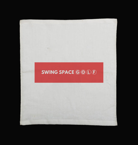 100% Cotton White Velour Rally Towel 15X18