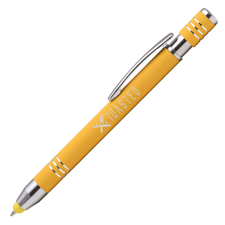 Marin Softy w/ Stylus - Laser Engraved - Metal Pen