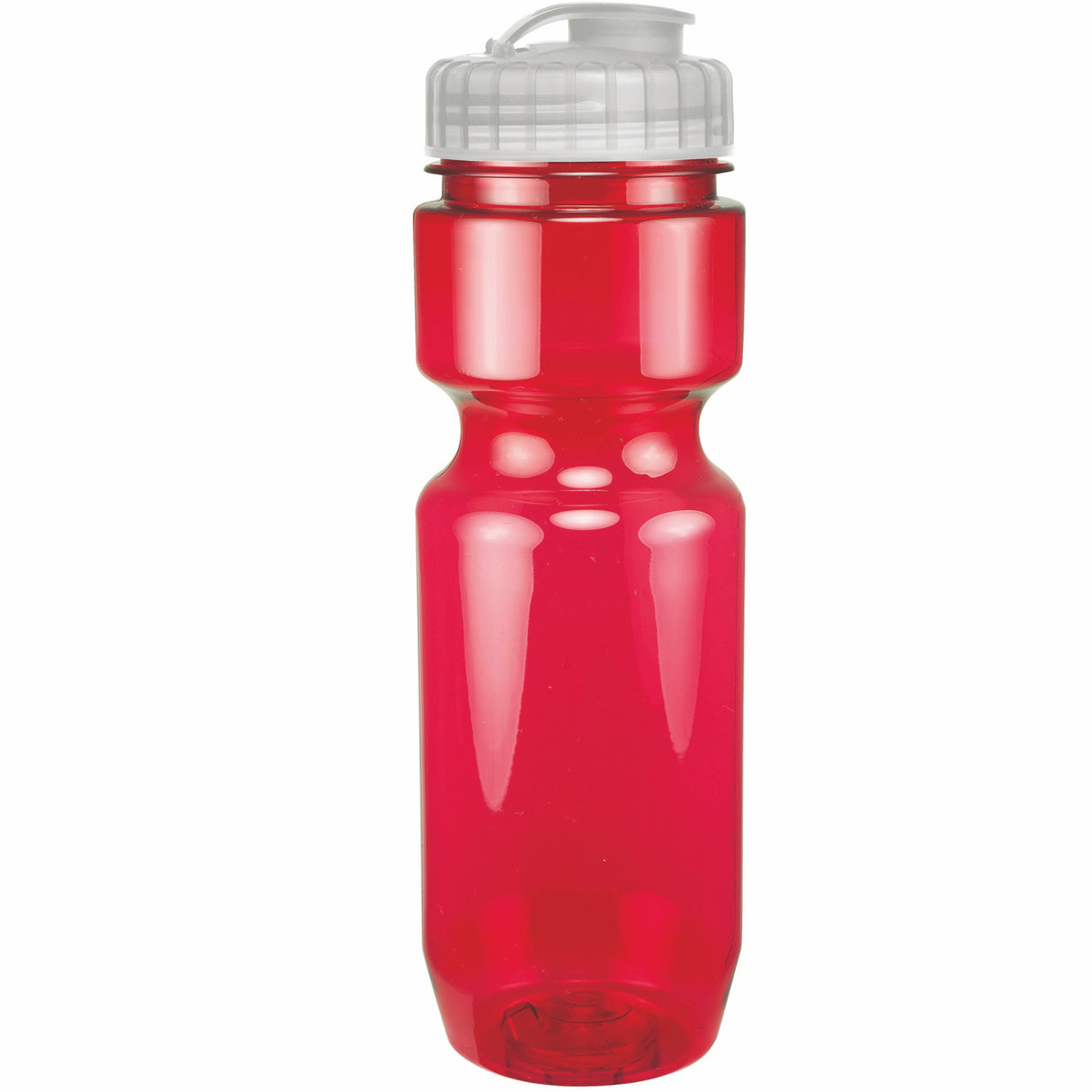 22 Oz. Translucent Bike Bottle w/ Flip Top Lid