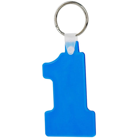 Soft Squeezable Key Tag (Number 1)