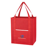 Non-woven Wave Shopper Tote Bag