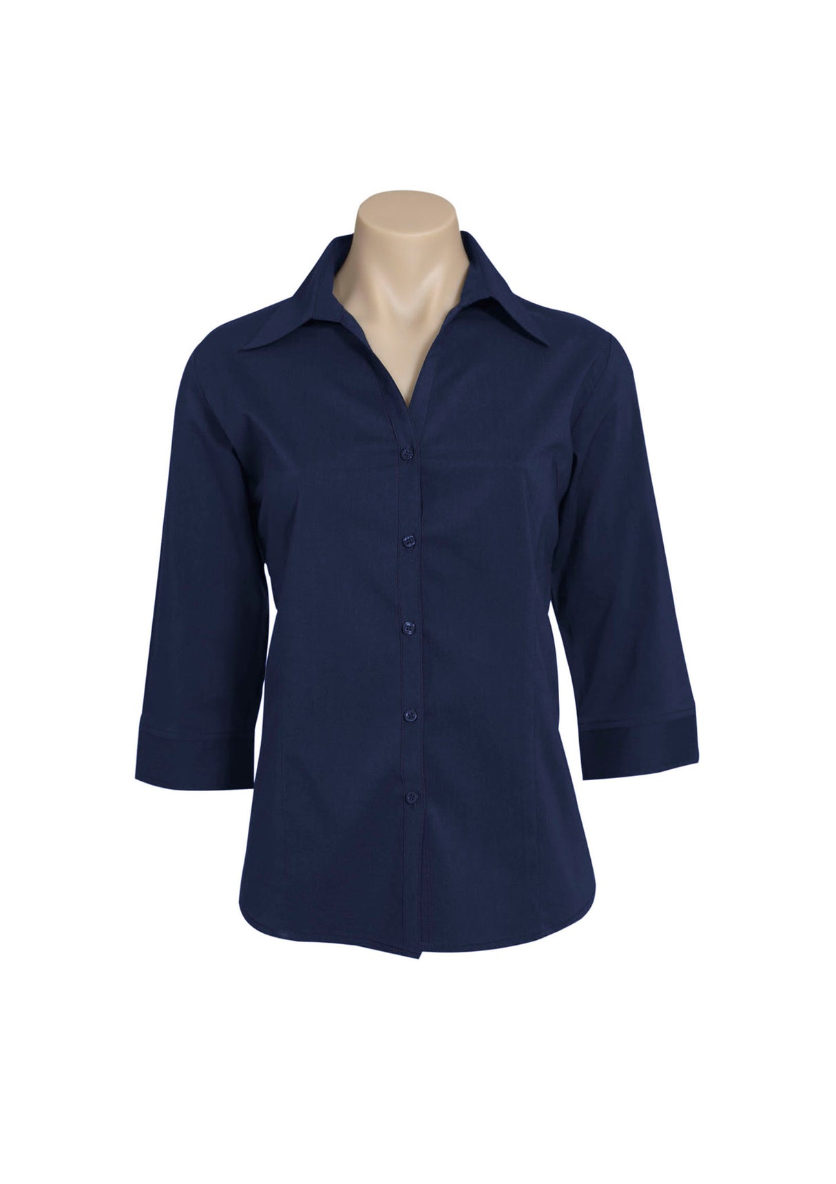 Metro Cotton-Rich Ladies' 3/4 Sleeve Stretch Shirt