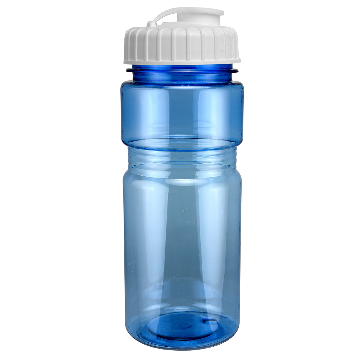 20 Oz. Translucent Recreation Bottle w/ Flip Top Lid