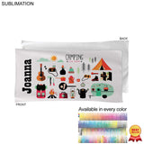 Camping Towel in Absorbent and Compact Microfiber Dri-Lite Terry, 22x44, Sublimated 1 side