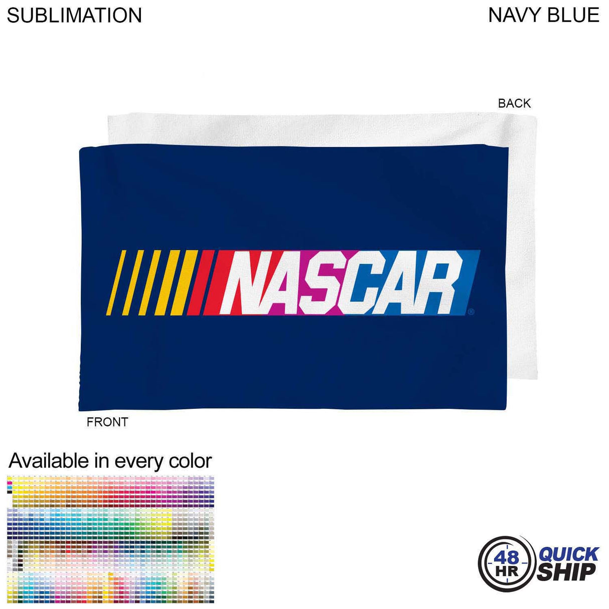 48 Hr Quick Ship - Plush Velour Terry Cotton Blend Colored Sports, Sweat Towel, 12x18, Sublimated