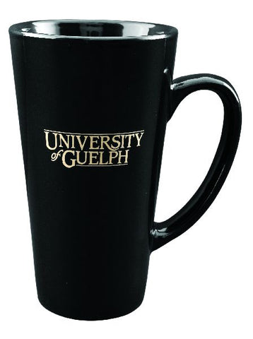 Large Cafe 16oz black mug
