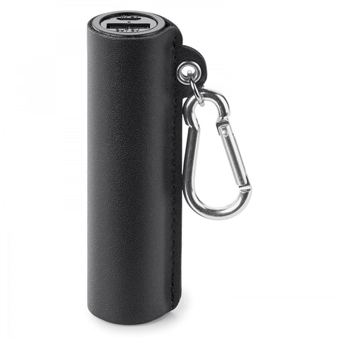 GENUINE LEATHER 2,200 mAh UL CERTIFIED POWER BANK