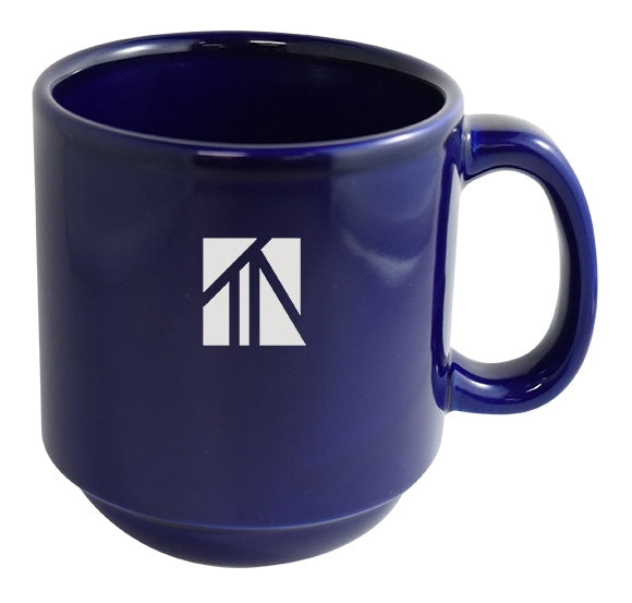 MacKenzie 12oz cobalt stackable mug