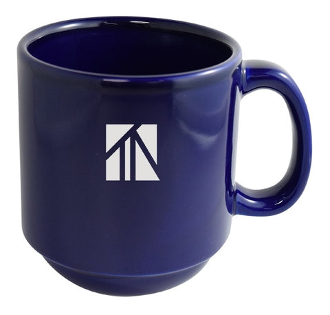 MacKenzie 12oz cobalt stackable mug