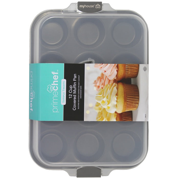Prime Chef™ Simple Treats 12 Muffin Pan w/Cover