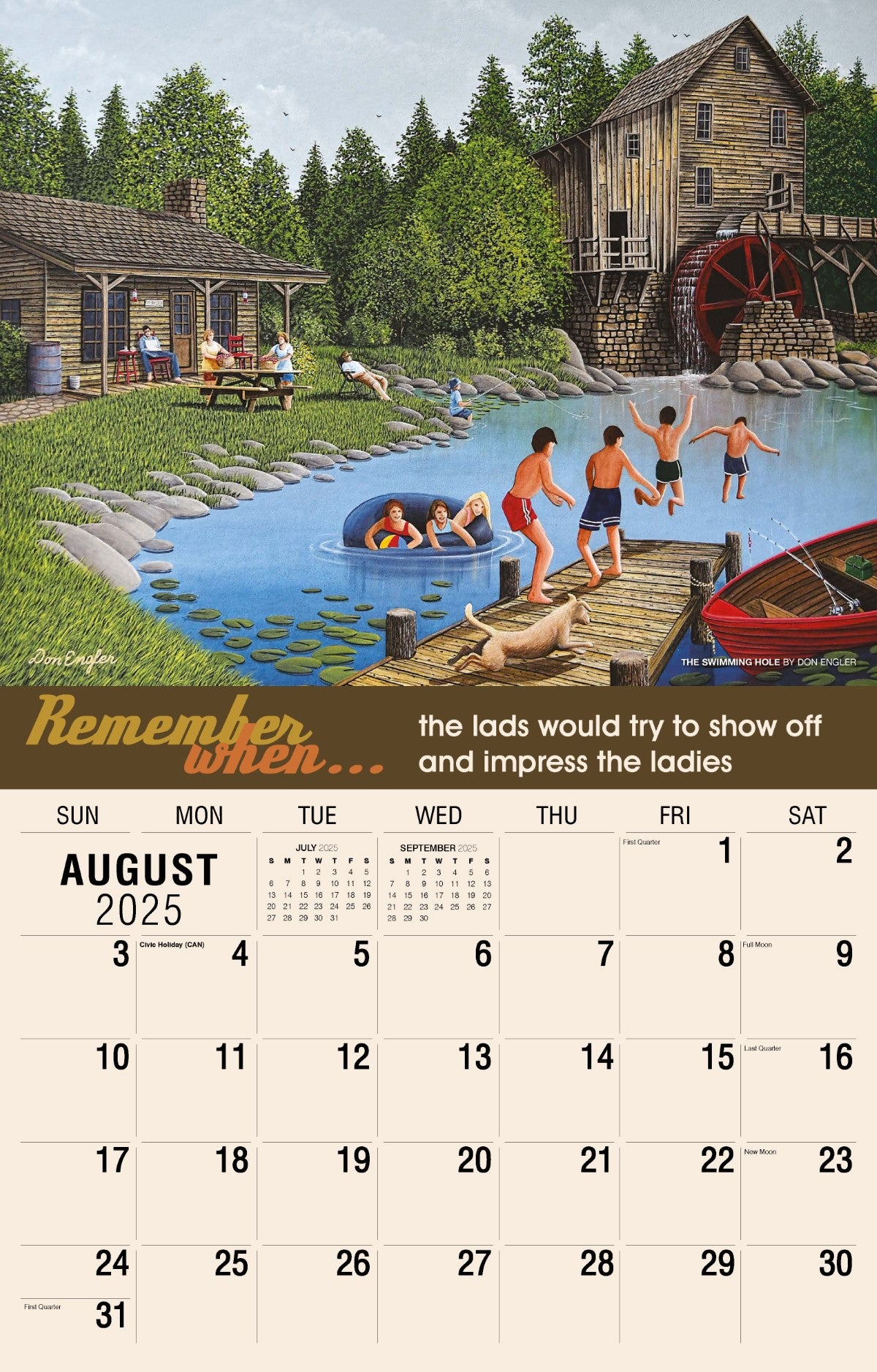 Galleria Wall Calendar 2025 Remember When Calendar