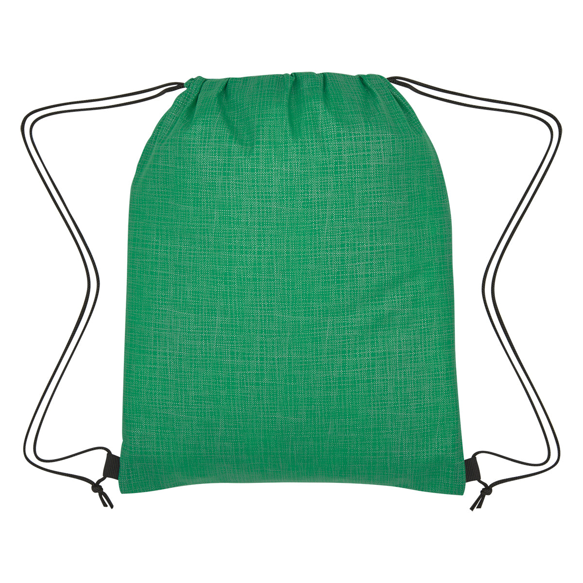 Crosshatch Non-woven Drawstring Bag