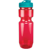 22 Oz. Translucent Bike Bottle w/ Flip Top Lid