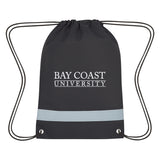 Lil' Bit Reflective Non-woven Drawstring Bag